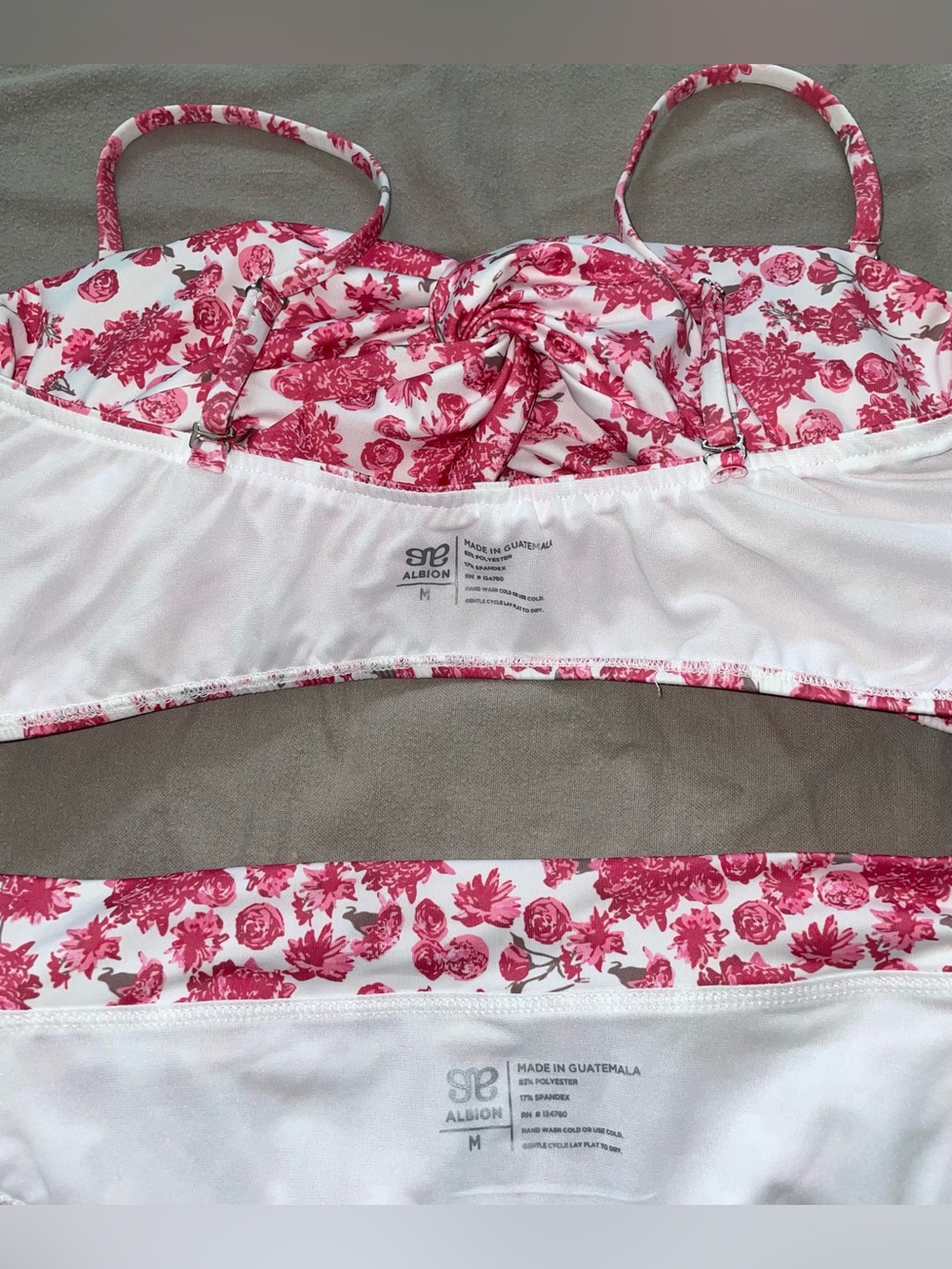 Albion Swim NEW NWT Women’s Athena Floral Bikini Set Almost Cheeky Midi Bottom - Picture 13 of 15